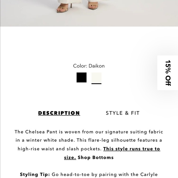 ALC Daikon Chelsea Tailored Pants 2PANT00802 - Picture 9 of 11